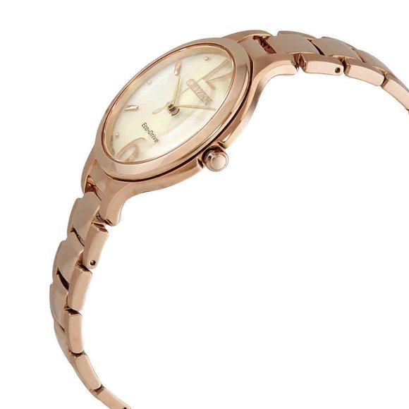 Citizen Beige Ladies Eco Drive Watch! w/ box